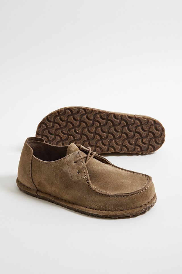 Birkenstock Utti Taupe Lace Suede Shoes #1