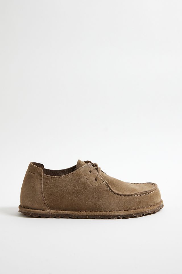 Birkenstock Utti Taupe Lace Suede Shoes #3