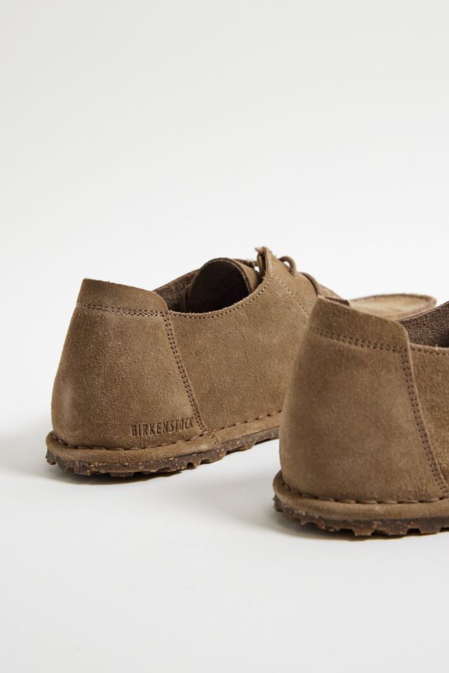 Birkenstock Utti Taupe Lace Suede Shoes #4