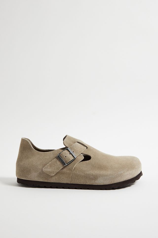 Zuecos London de Gamuza Gris Taupe Birkenstock #2
