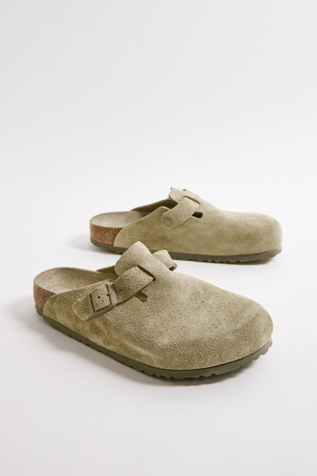 Birkenstock Boston SFB Faded Khaki Clogs #1
