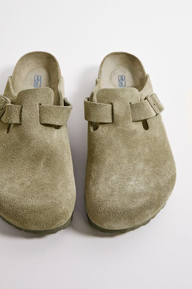 Birkenstock Boston SFB Faded Khaki Clogs #3