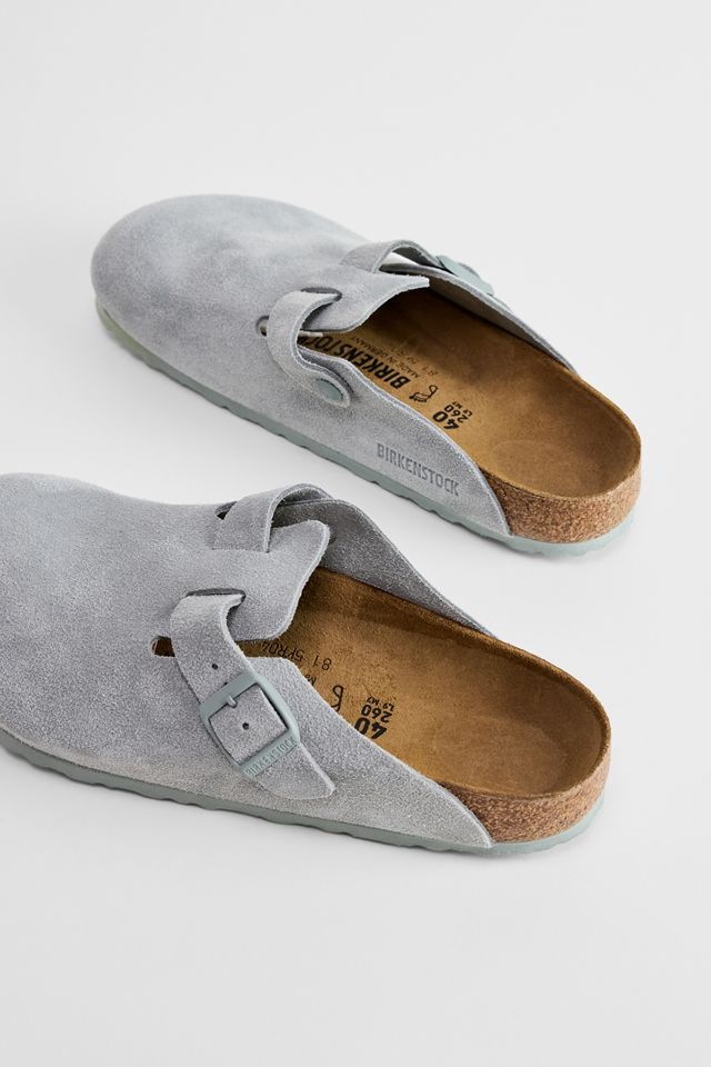 Birkenstock Sage Boston Wildleder Clogs #4