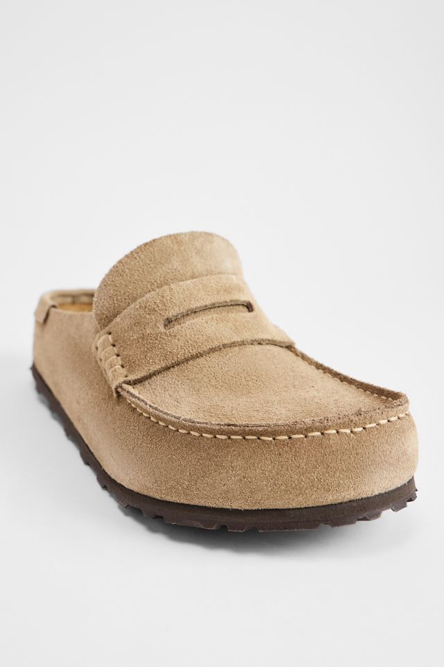 Birkenstock Taupe Naples Wrapped Suede Shoes #2