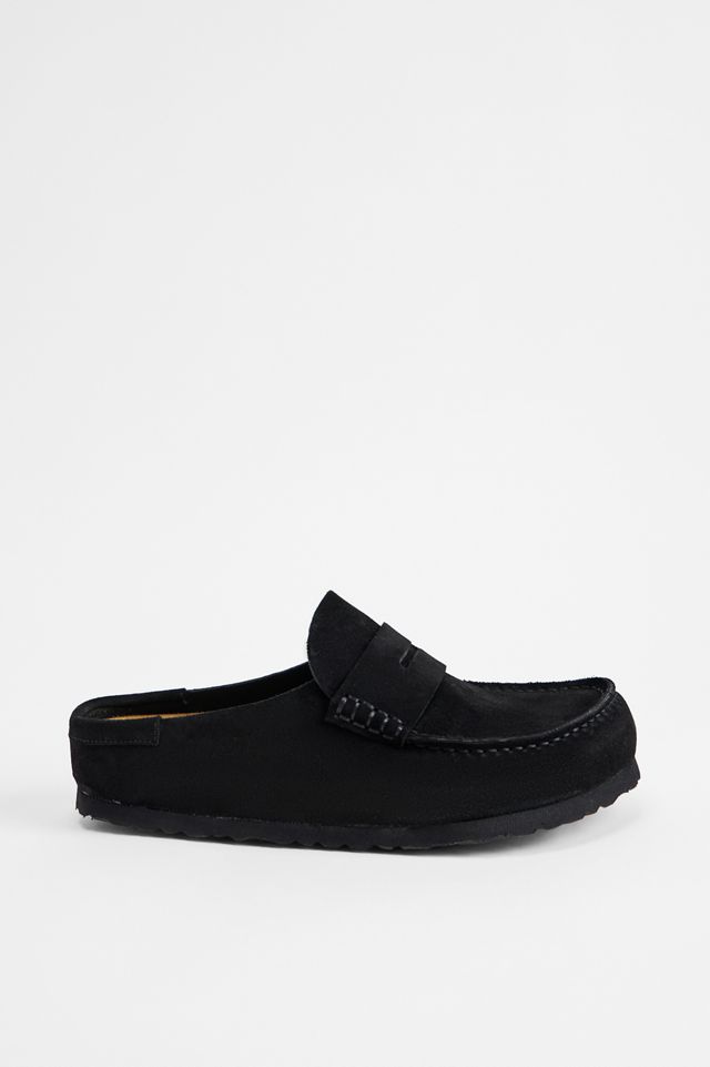 Birkenstock Black Naples Wrapped Suede Shoes #1