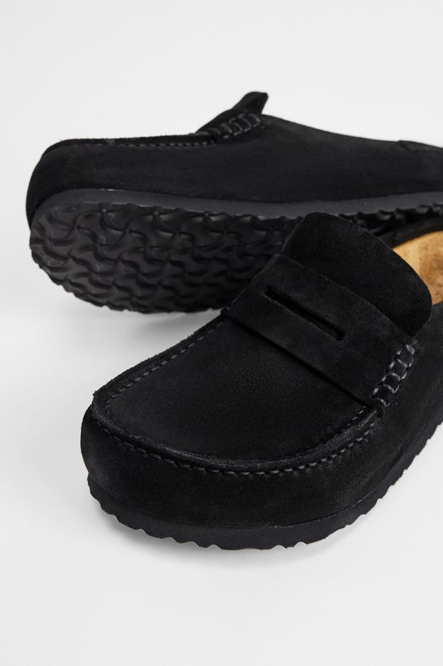 Birkenstock Black Naples Wrapped Suede Shoes #2