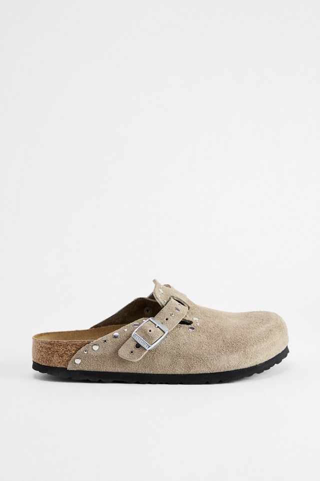 Zoccoli Boston Birkenstock Taupe con Rivetti #2