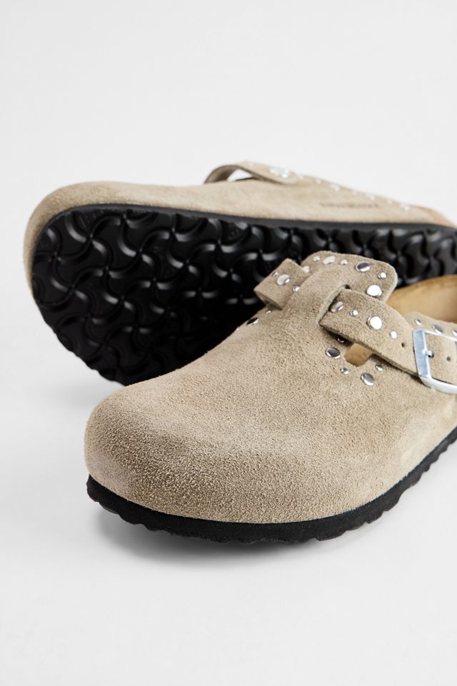 Zoccoli Boston Birkenstock Taupe con Rivetti #3