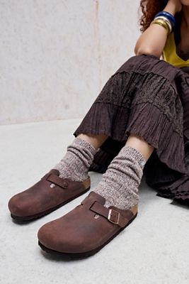 Birkenstock Habana Brown Boston Clogs