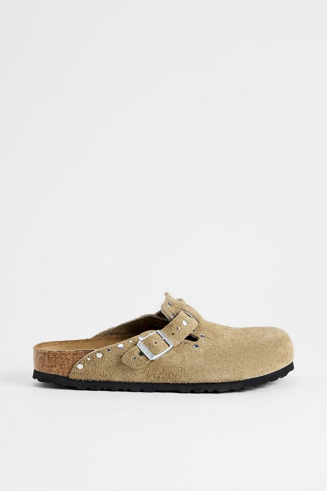 Zoccoli Boston Birkenstock Taupe con Rivetti #2