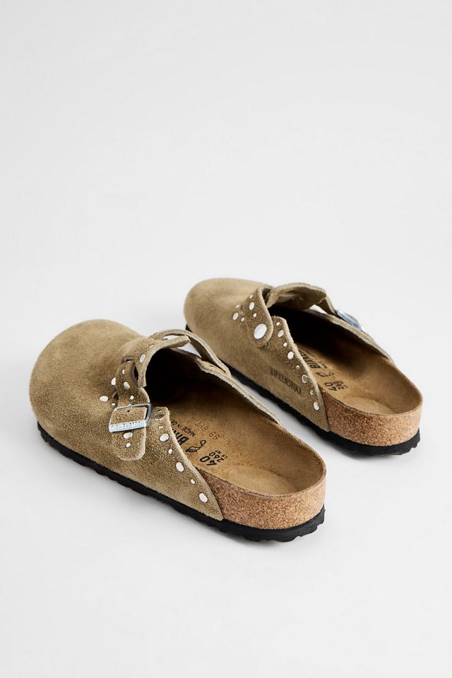 Zoccoli Boston Birkenstock Taupe con Rivetti #3