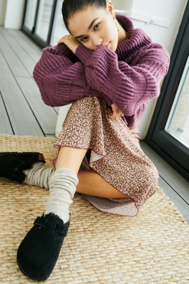 birkenstock boston fur