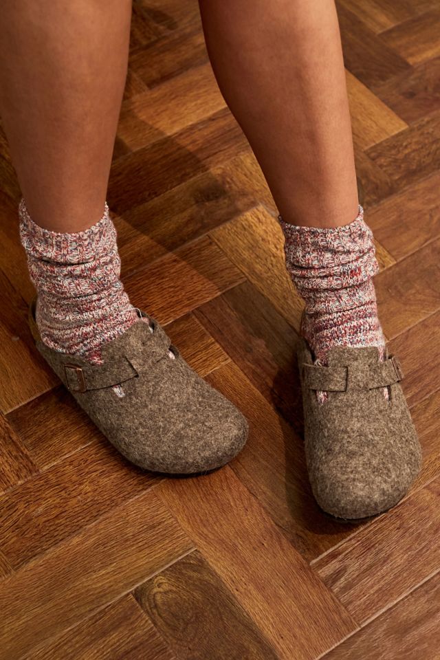 Birkenstock best sale wool clogs