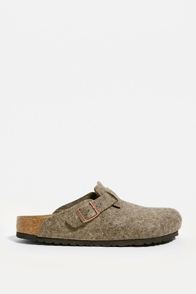 Birkenstock Brown Boston Wool Clogs #2