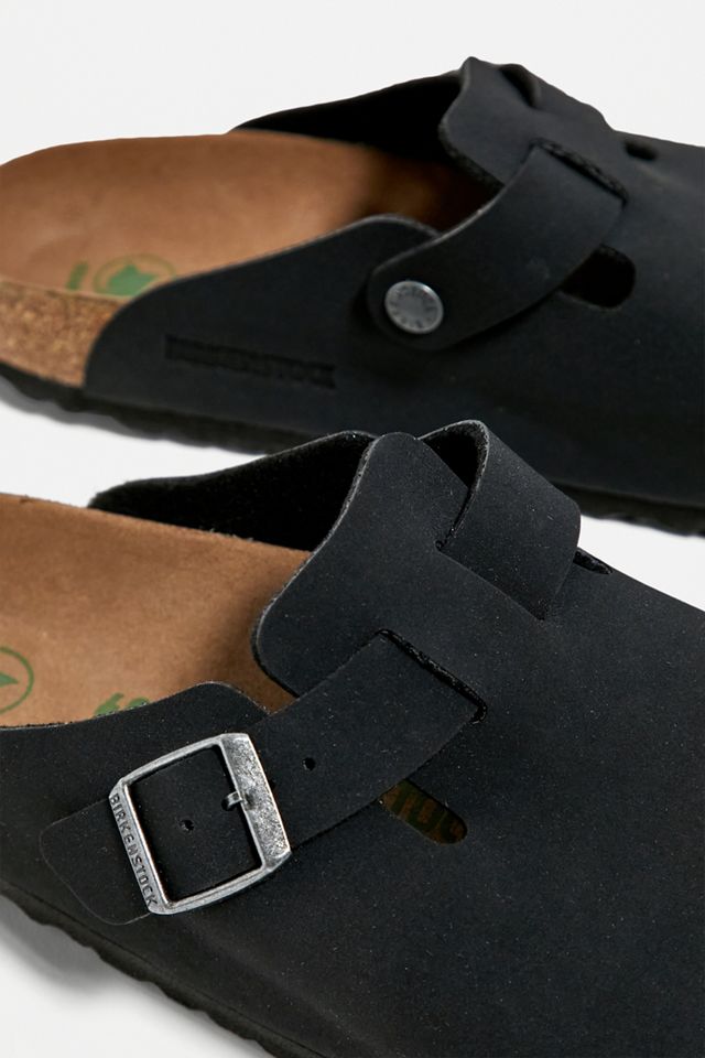 Birkenstock Black Vegan Boston Clogs #4