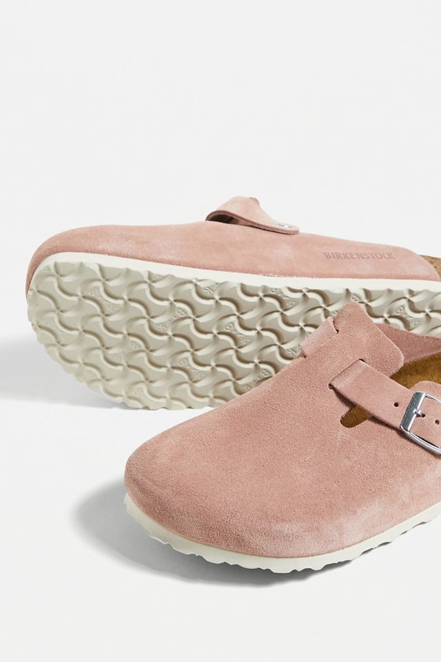 Birkenstock Zoccoli in camoscio rosa argilla di Boston  #2
