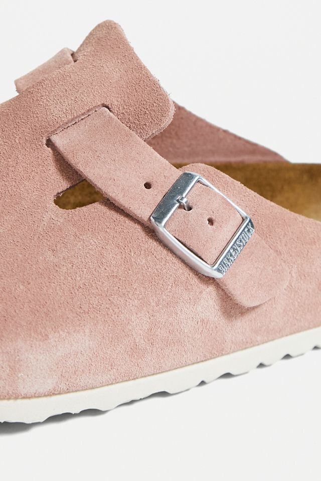 Birkenstock Zoccoli in camoscio rosa argilla di Boston  #3