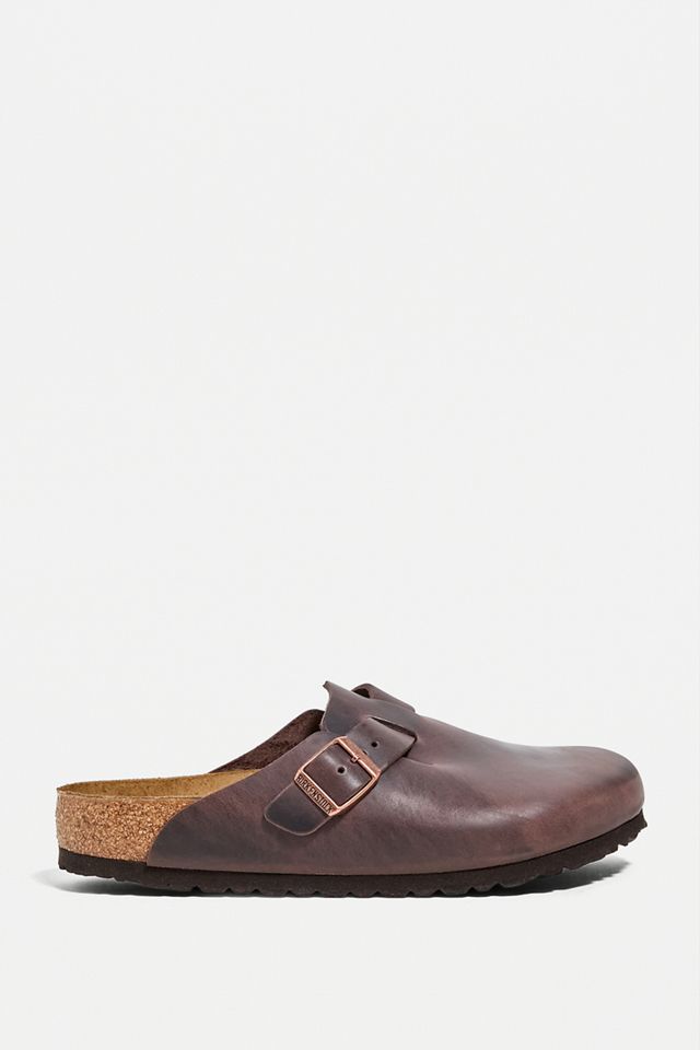 Birkenstock Boston Habana Oiled Leather Clogs #1