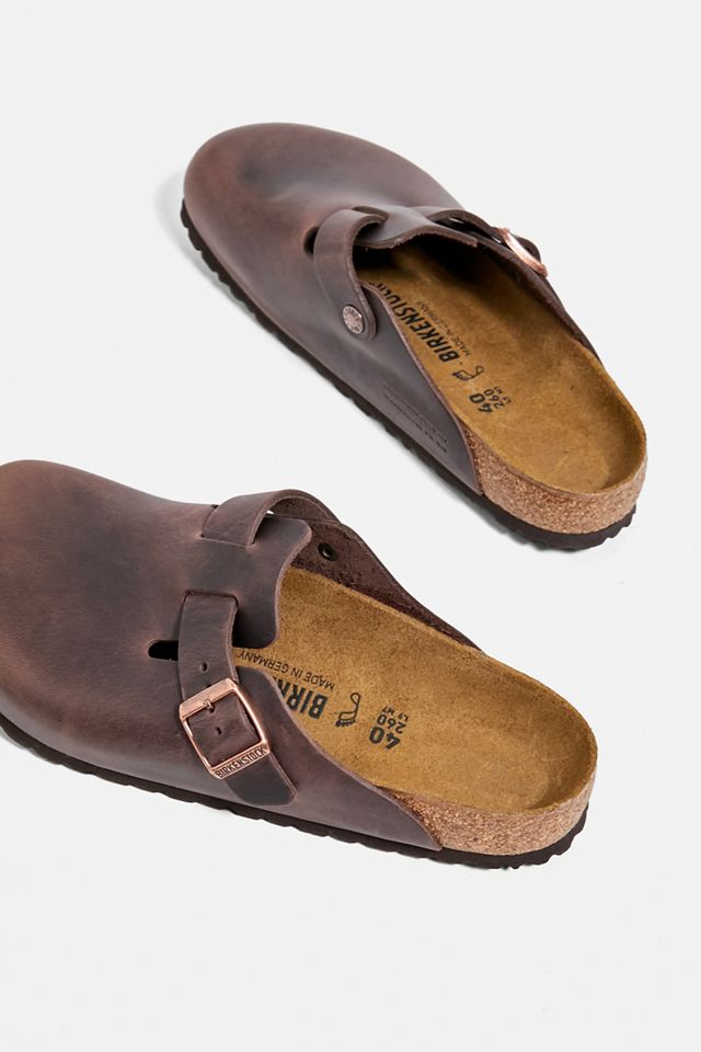 Birkenstock Boston Habana Oiled Leather Clogs #3