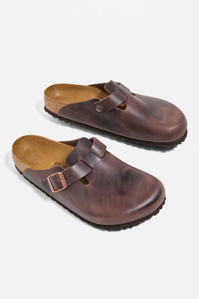 Birkenstock Boston Habana Oiled Leather Clogs #5