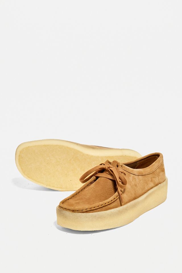 Clarks Wallabee Cup Tan Nubuck Shoes #4