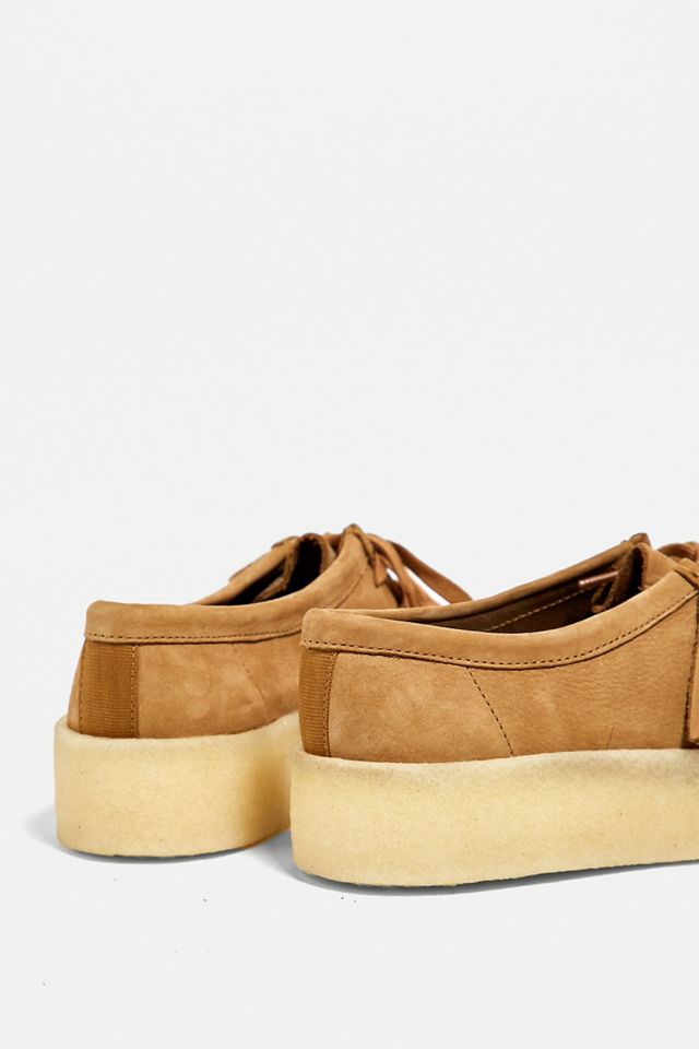 Clarks Wallabee Cup Tan Nubuck Shoes #5