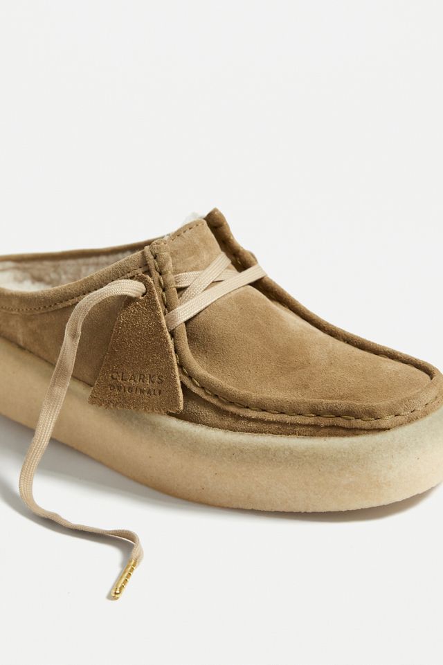 【CLARKS】 Wallabee cup lo in light tan Clarks Originals Wallabee Cup Lo shoes in light tan