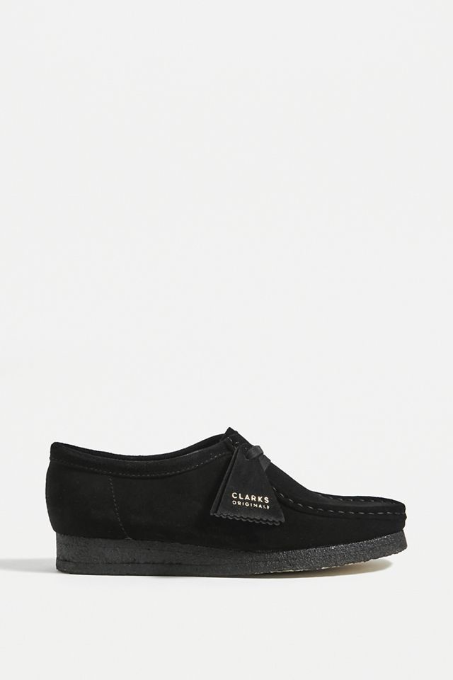 Clarks Originals Wallabee Nero Camoscio Scarpe #1