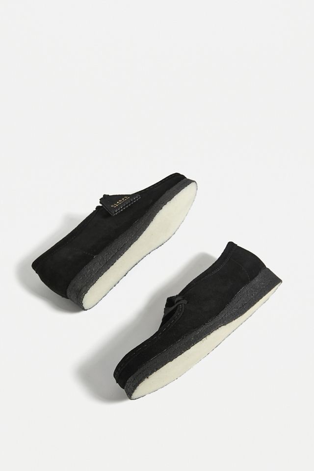 Clarks Originals Wallabee Nero Camoscio Scarpe #5