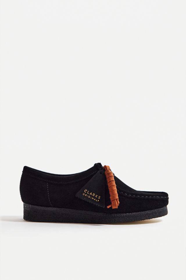 Clarks Originals Wallabee Black Suede Shoes