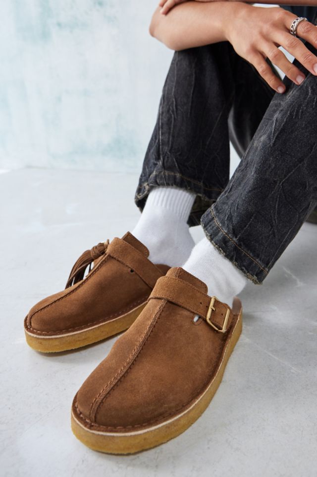 Clarks Originals Caramel Trek Mules