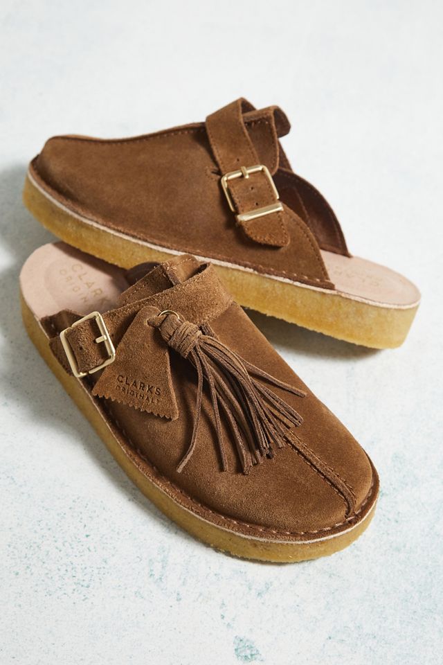Clarks Originals Caramel Trek Mules #1