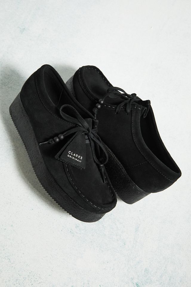 Clarks Originals Wallacraft Bee Black Suede Shoes | Urban