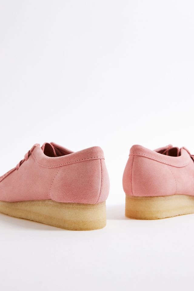 Clarks Originals Wallabee Pink Suede Shoes #3