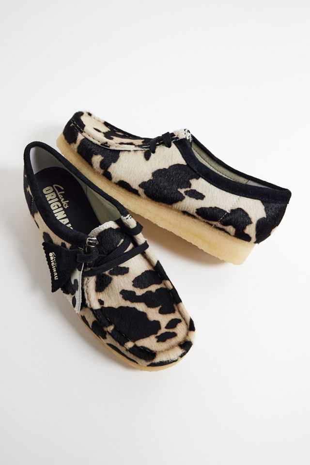 Zapatos Clarks Wallabee de Estampado de Vaca #1