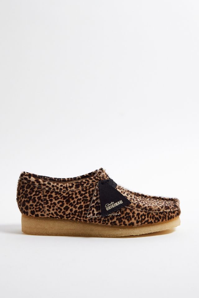 Clarks leopard shoes discount
