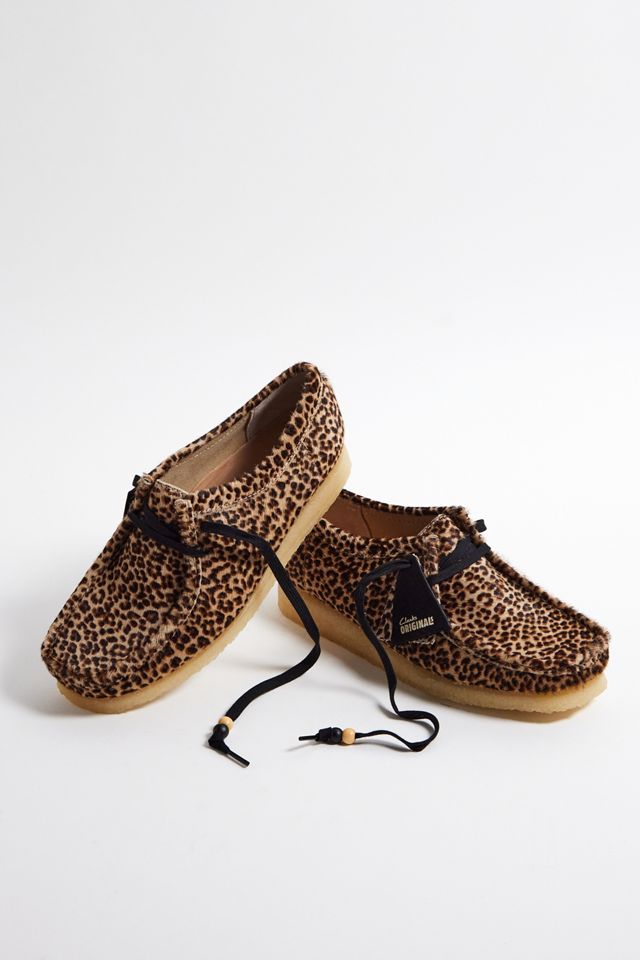Clarks Originals Wallabee Leopard Print Shoes | Urban