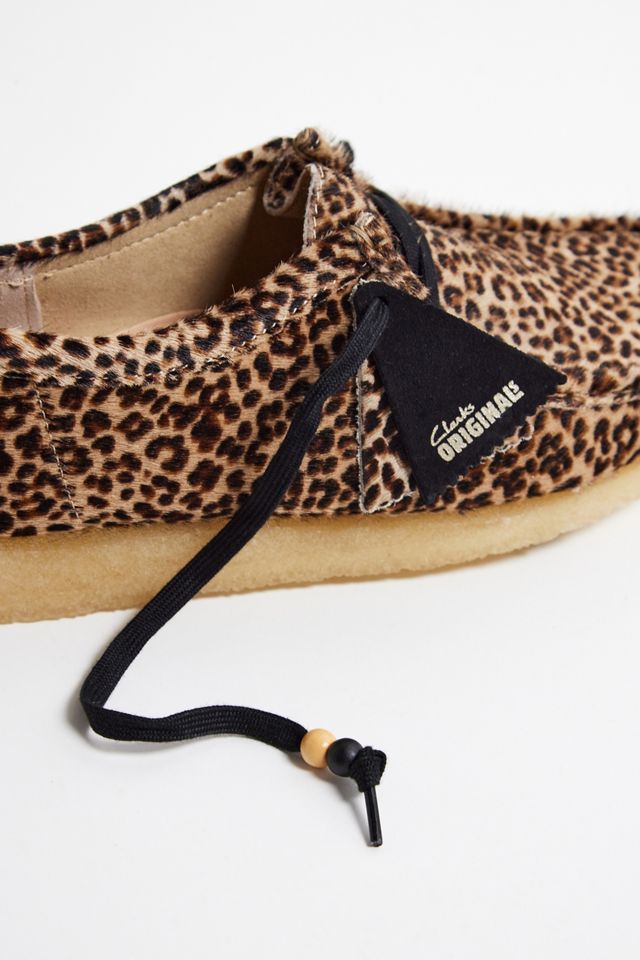 Clarks Originals Wallabee Leopard Print Shoes #3