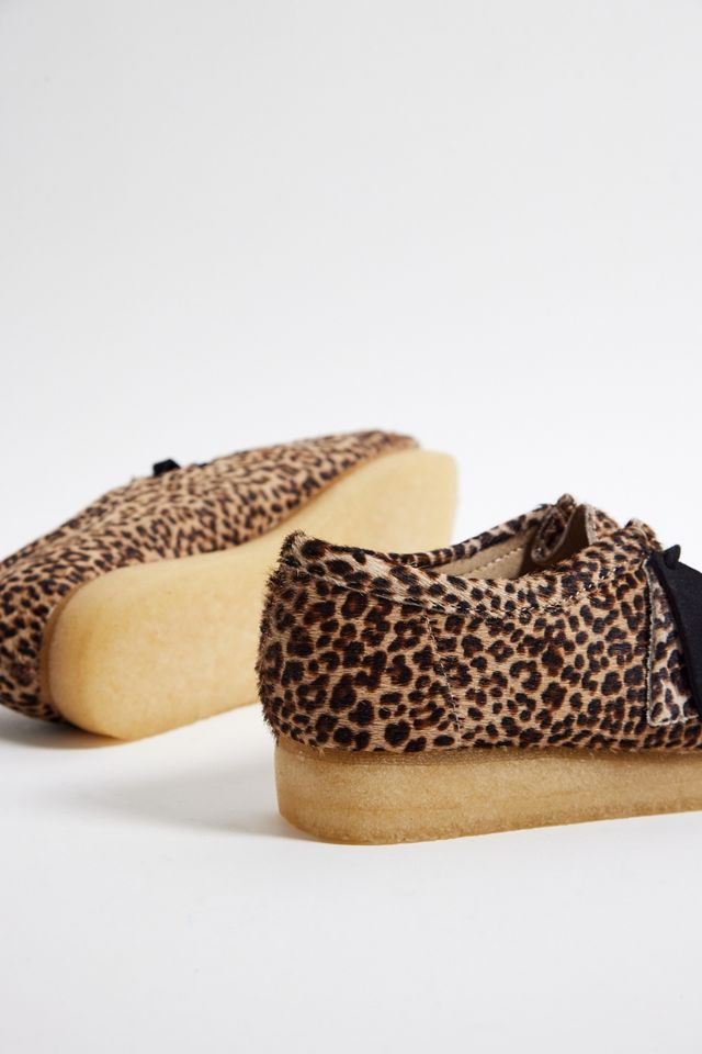 Clarks Originals Wallabee Leopard Print Shoes #4