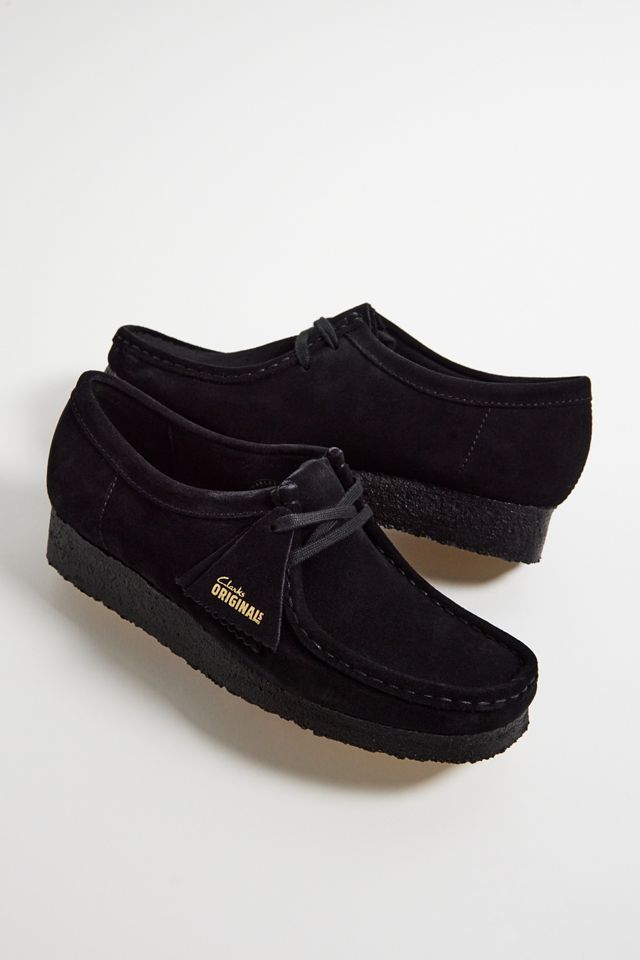 Clarks Originals Wallabee Black Suede Shoes #1