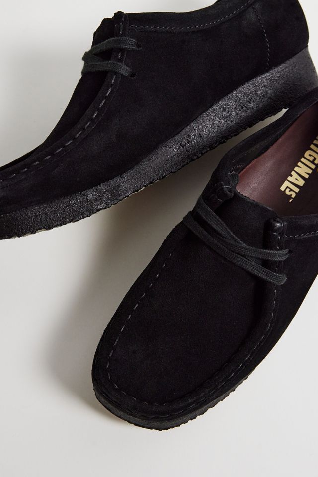 Clarks Originals Wallabee Black Suede Shoes #4
