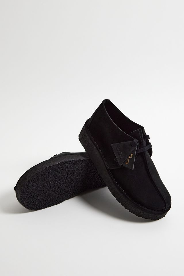 clarks black wedge shoes