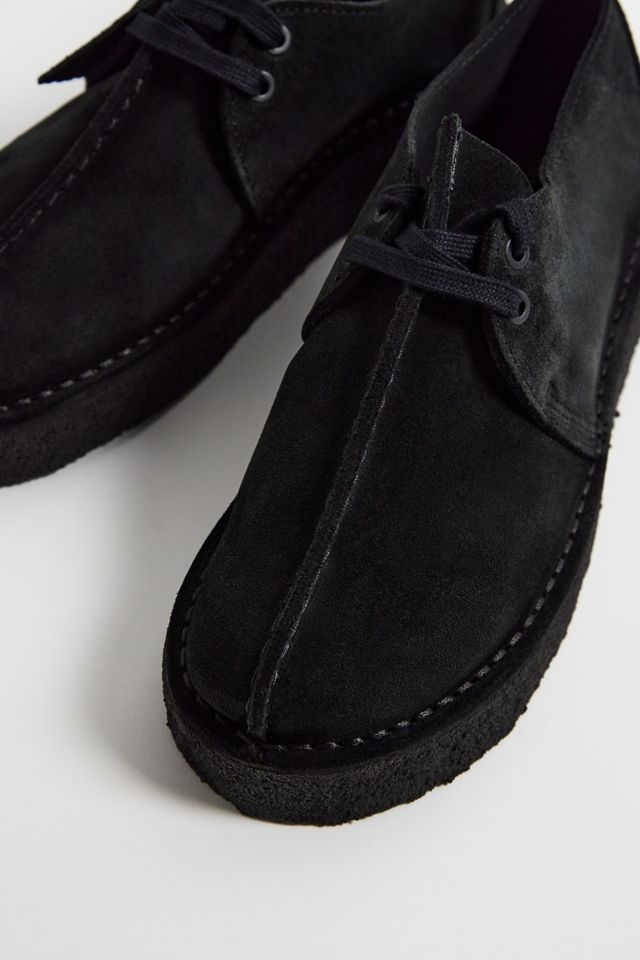 clarks black wedge shoes