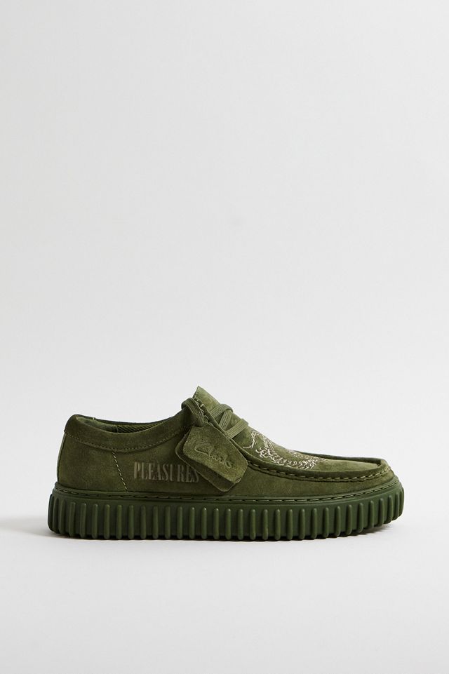 Clarks Originals x Pleasures Green Torhill Shoes #1