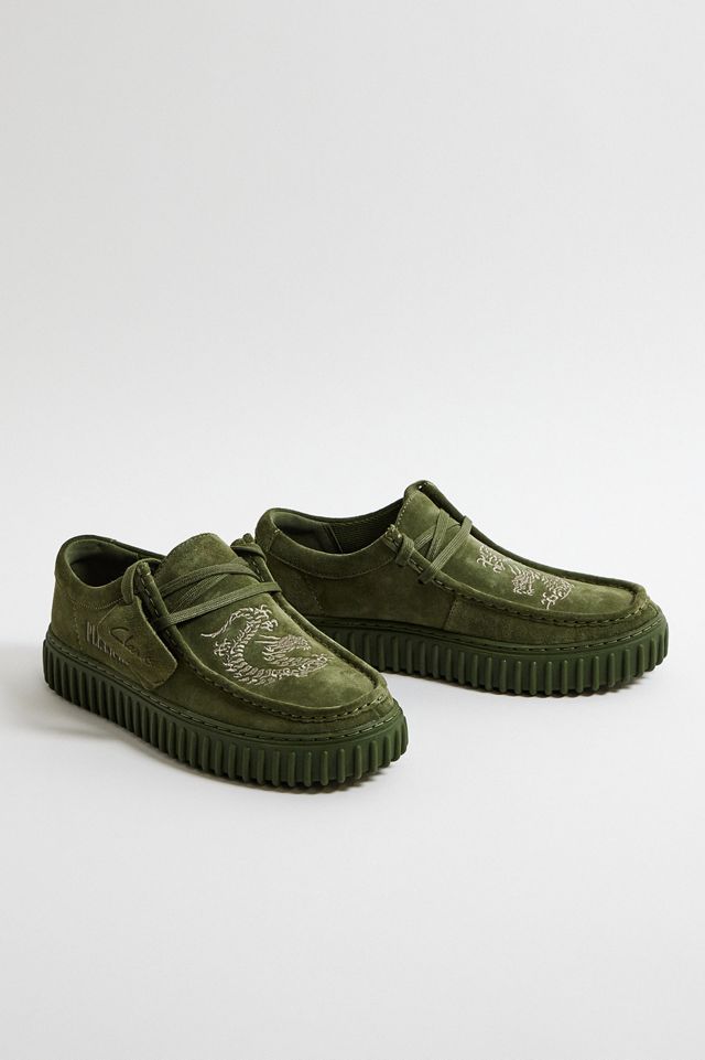 Clarks Originals x Pleasures Green Torhill Shoes #2