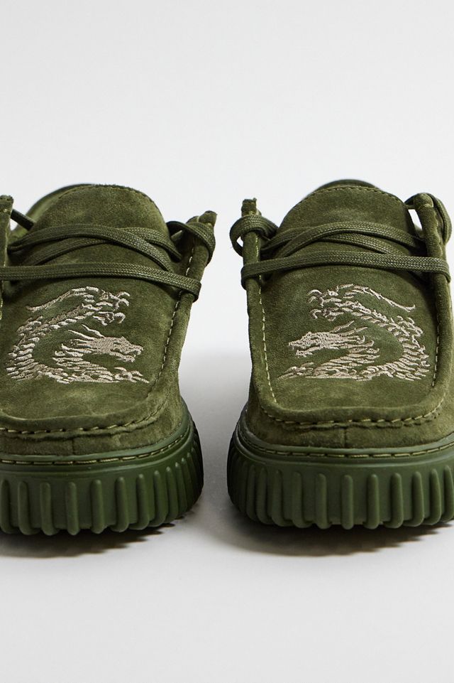 Clarks Originals x Pleasures Green Torhill Shoes #3