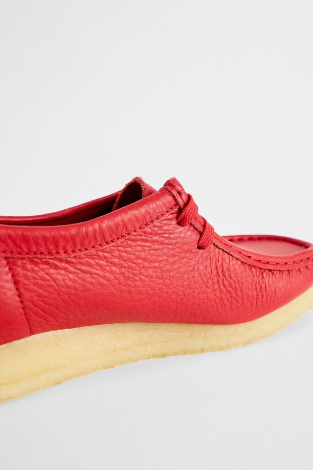 Scarpe in Pelle Wallabee Rosse Clarks Originals #4