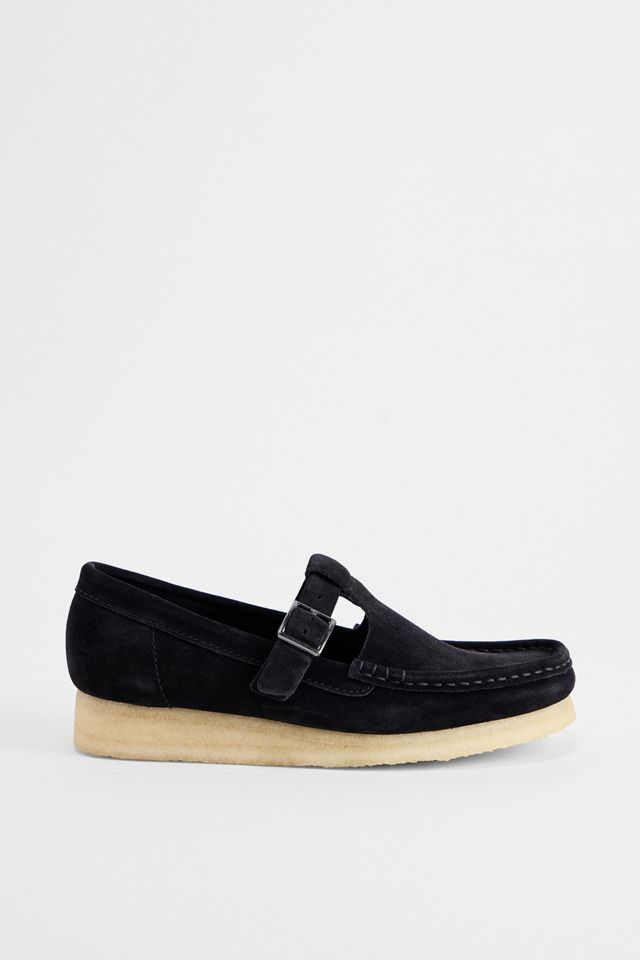 Clarks Originals Scarpe Nere Wallabee T Bar #1