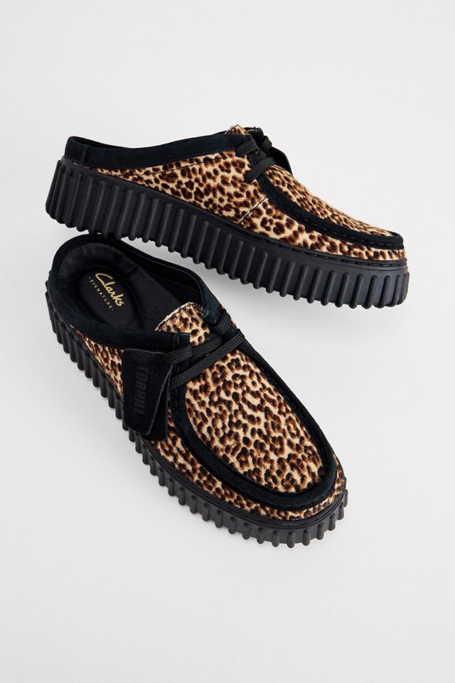 Zoccoli Torhill Clarks Originals con Stampa Leopardata #1