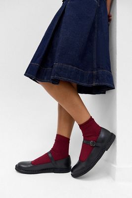 Clarks Originals Black Leather Ballerina Shoes